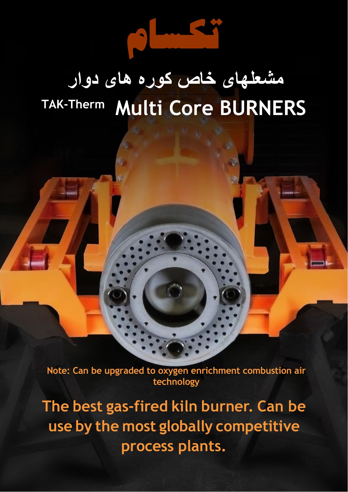 TAKSAM Multi Core Rotary Kiln Burners catalog page 1