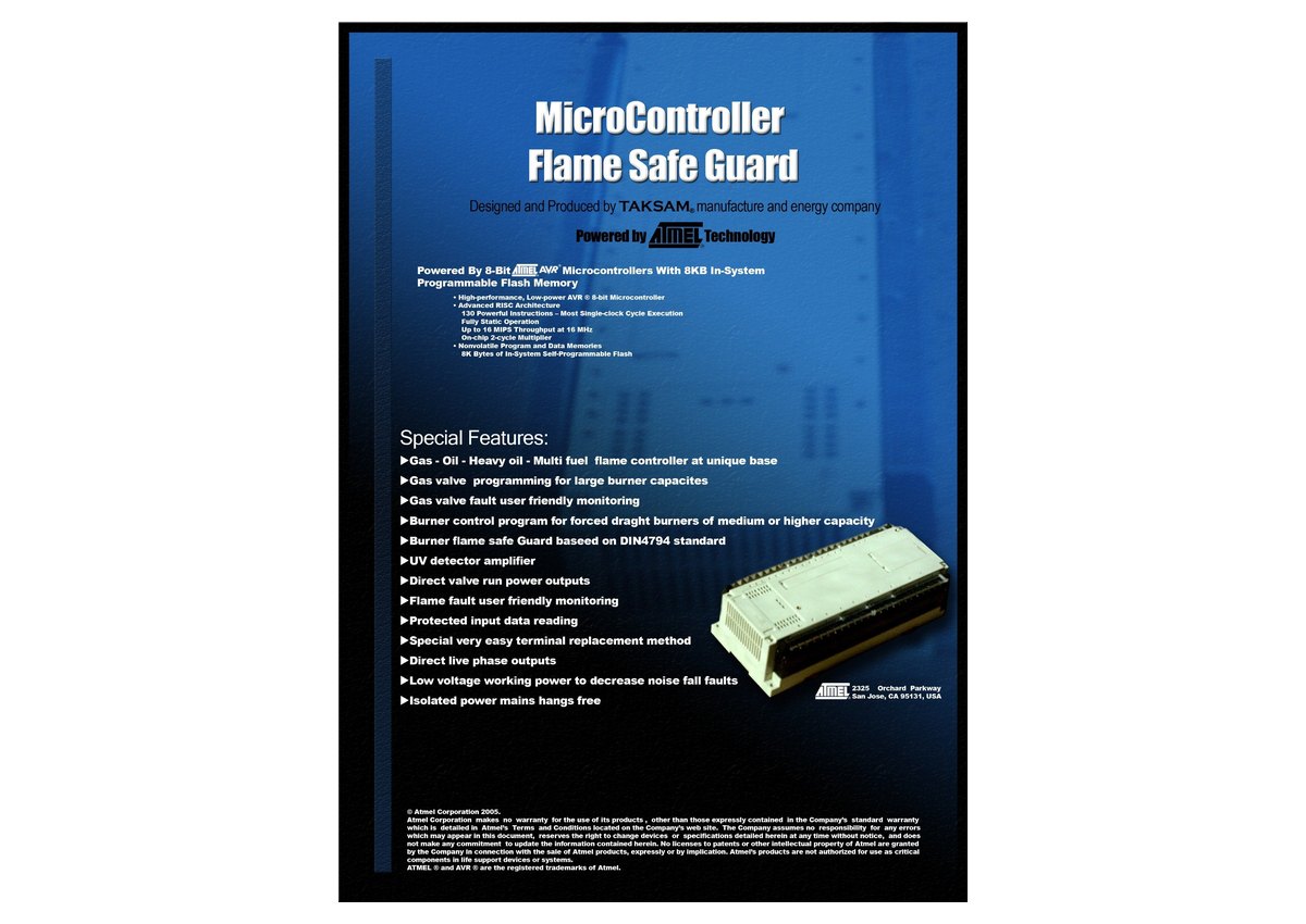 Microcontroller Flame Safe Guard / BCS modules